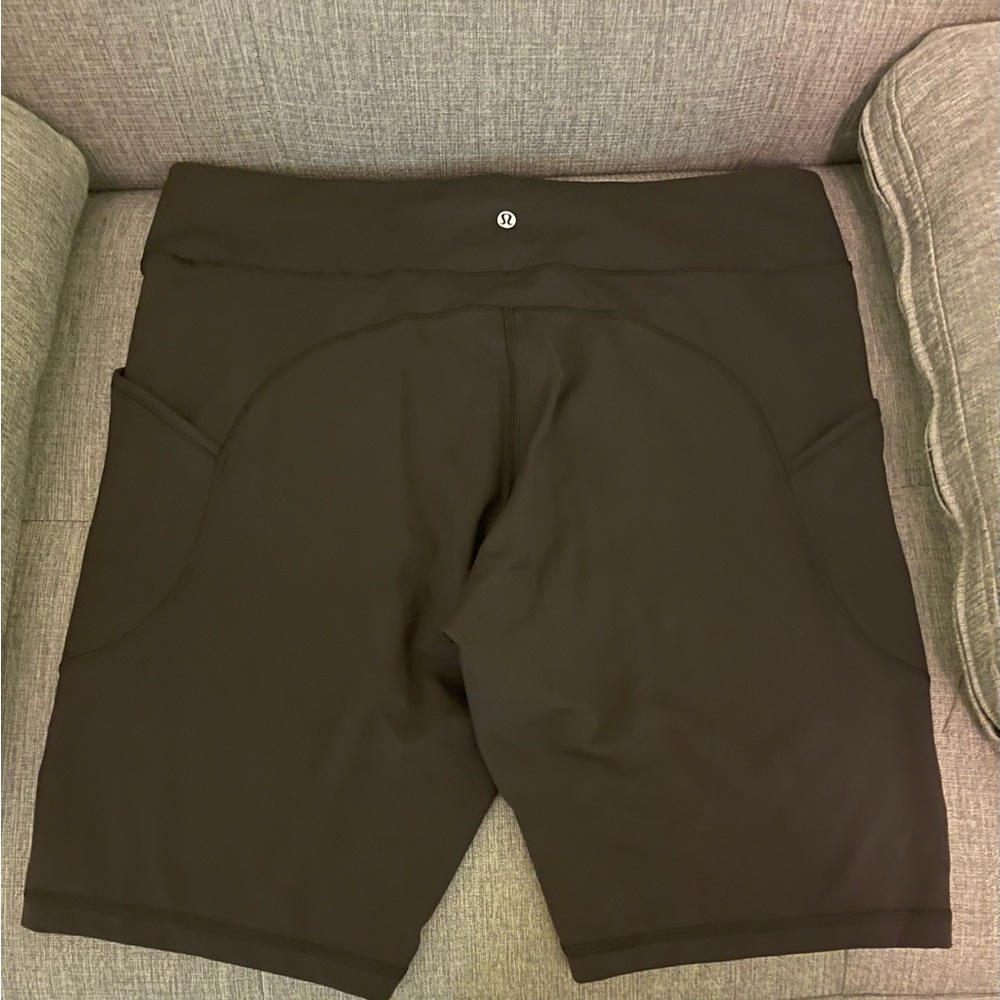Women’s Plus Lululemon Bike Shorts Black with pocket Invigorate Short 10”